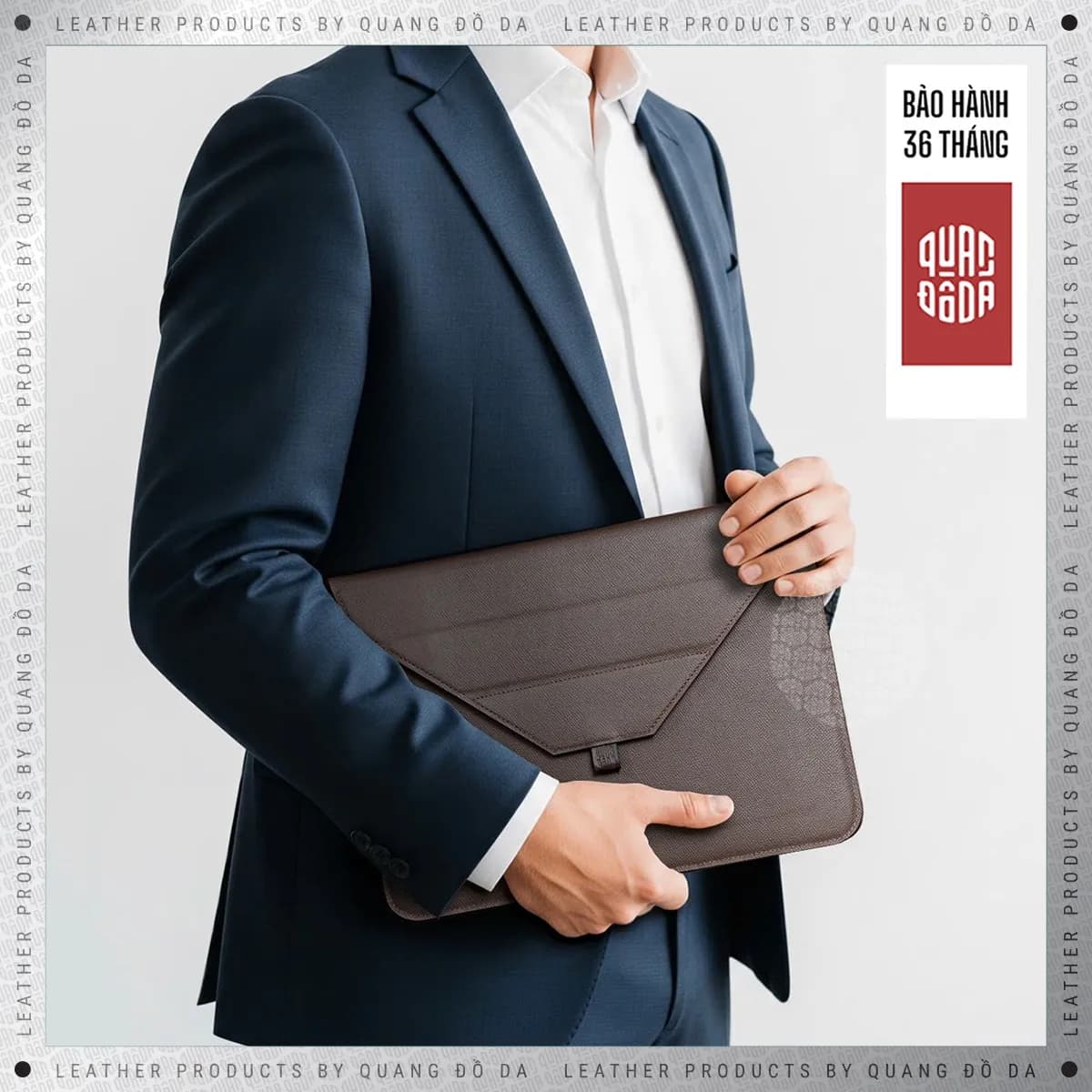 Bao da laptop da thật da Epsom