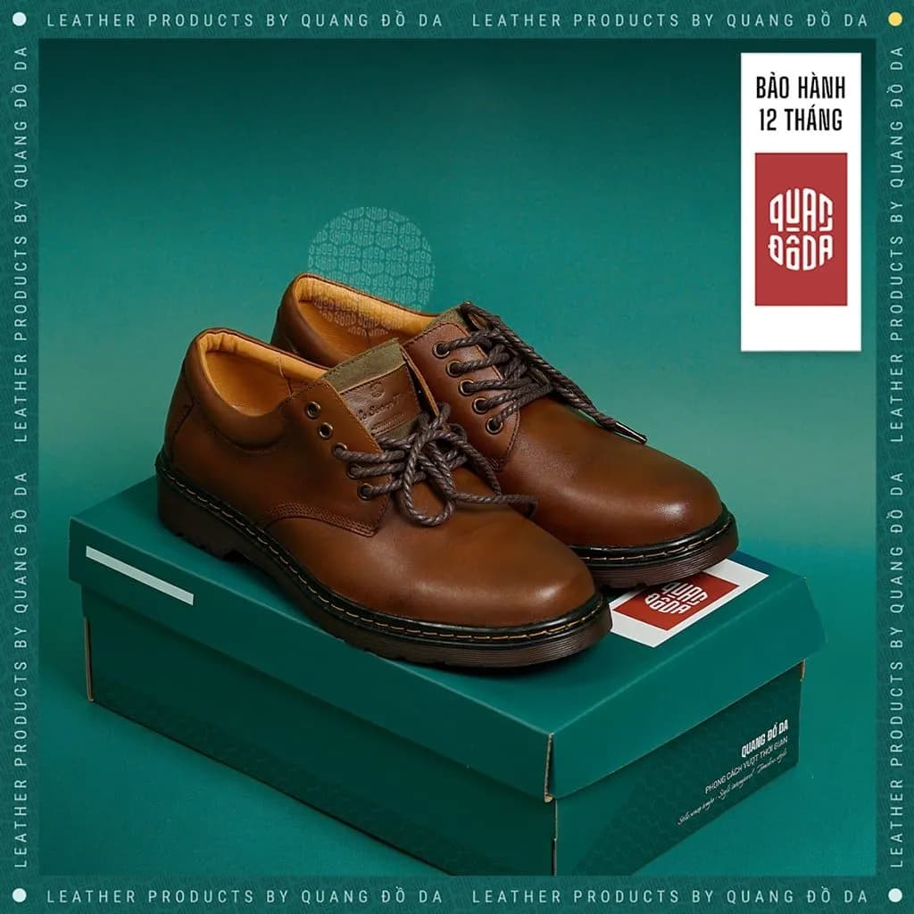 Giày Dr Martens da bò thật cao cấp đế kếp cổ điển