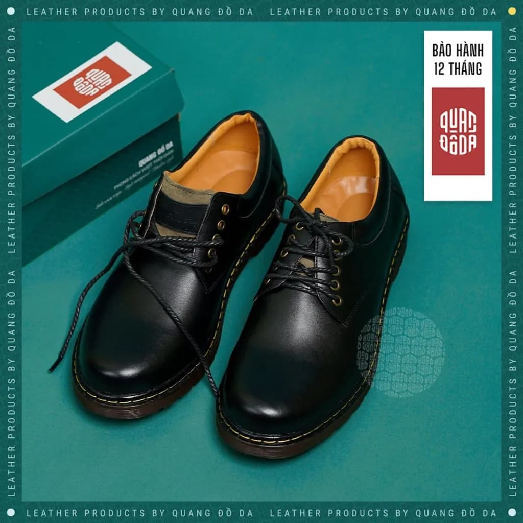 Giày Dr Martens da bò thật cao cấp đế kếp cổ điển