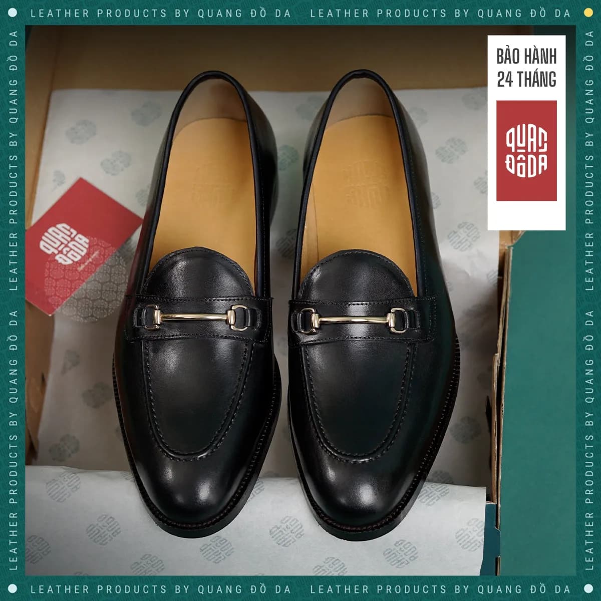 Horsebit Loafer full da mộc nhuộm thủ công, khâu cấu trúc Mckay