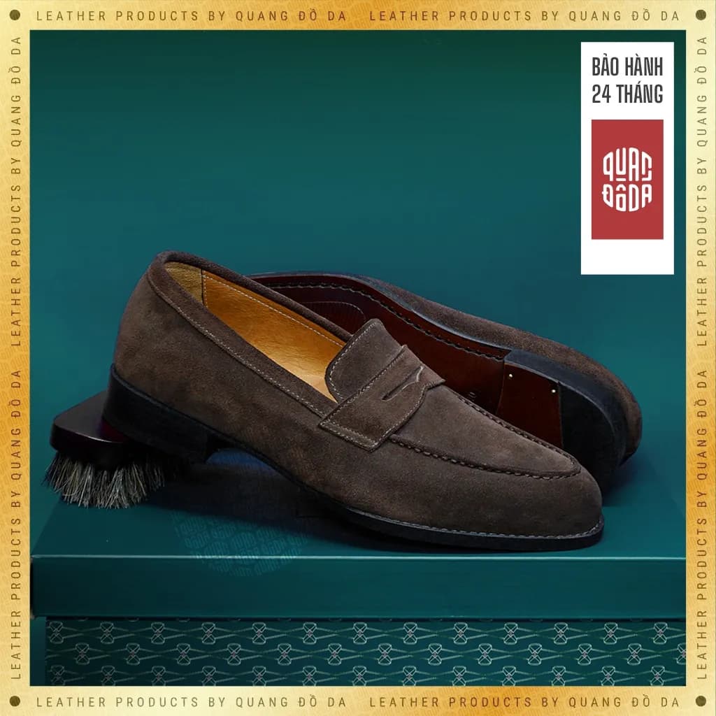 Penny Loafer Da Lộn Khâu Mckay — góc nhìn chi tiết