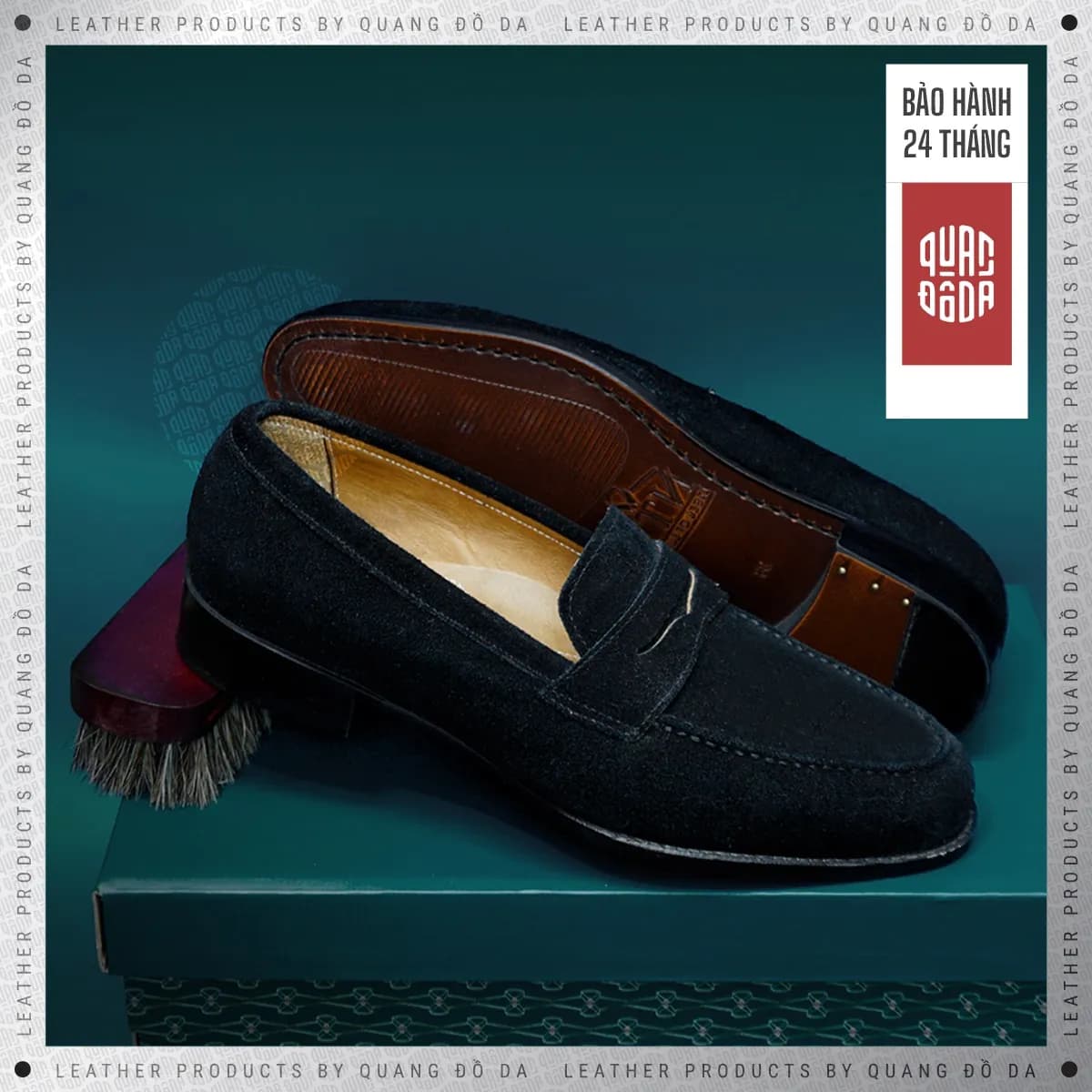 Penny Loafer Da Lộn Khâu Mckay — góc nhìn chi tiết