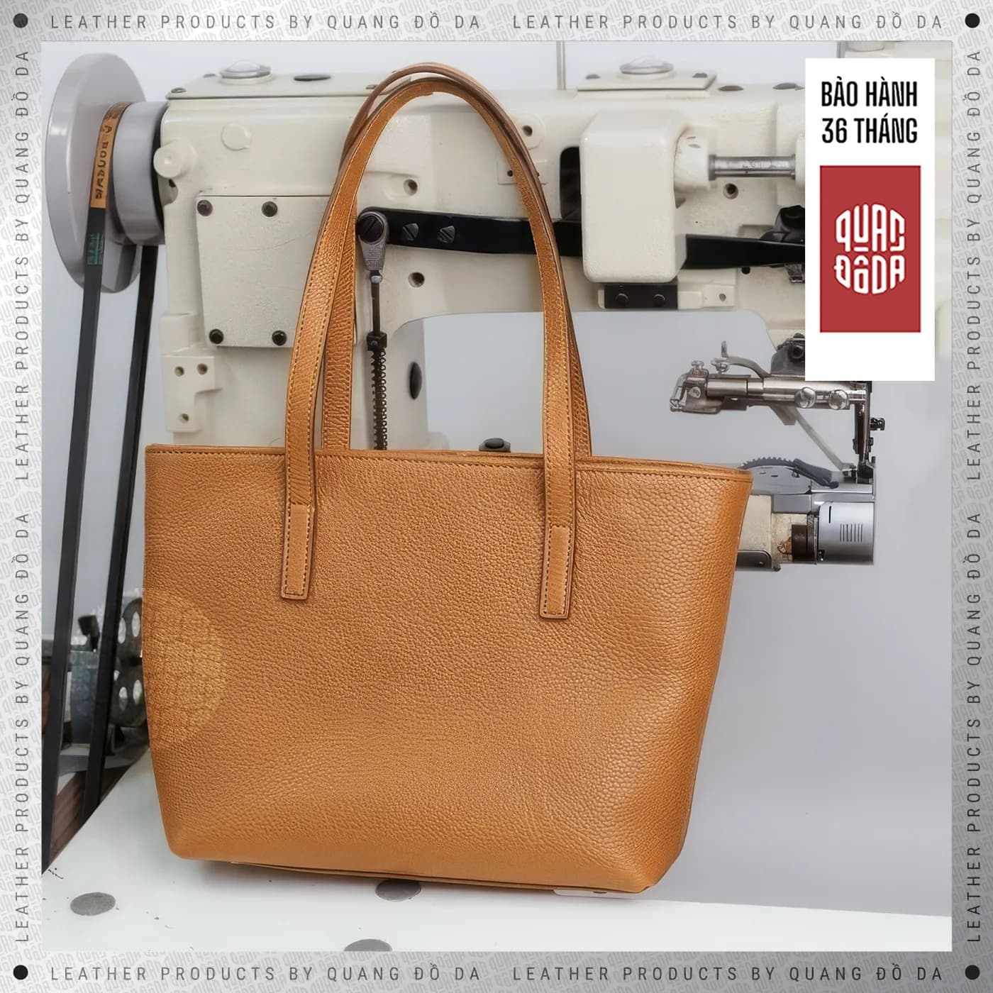 Túi Tote Nữ Da Thật Kiểu Dáng Basic Công Sở